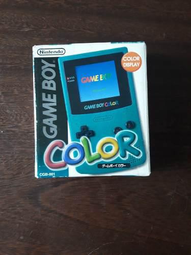 Game Boy Color Japonés Completo En Caja, Con Parlante Roto