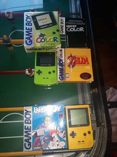 Gameboy Color Flamante En Caja Completa Con Zelda