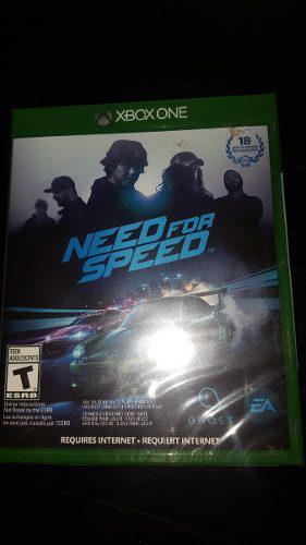 Need For Speed Juego Xbox One Fisico Sellado