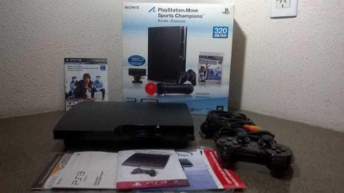 Playstation 3 Slim-320gb De Coleccion! Con Ahora 12!