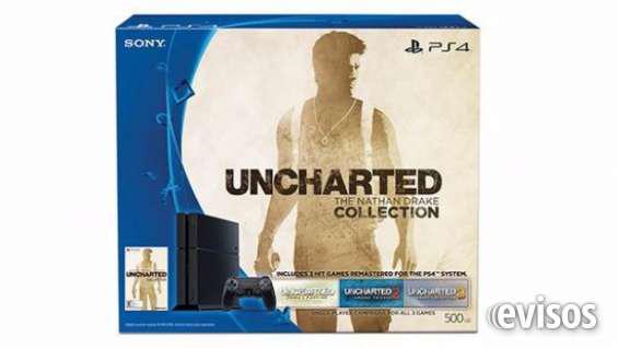 Playstation 4 500gb + uncharted nathan drake collection gtia