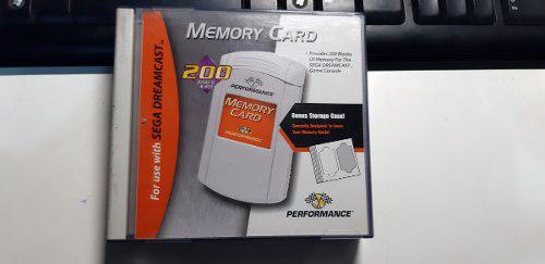 Sega Dreamcast - Memory Card 200 - Original Sin Uso