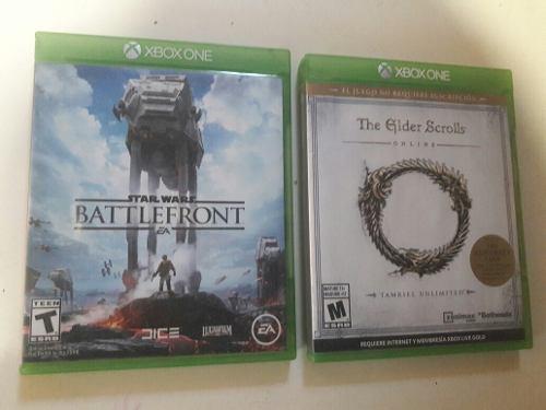 Xbox One-juegos Star Wars Battlefront + The Elder Scrolls