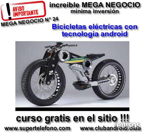 Bicicletas electronicas con tecnologia androi en Moreno