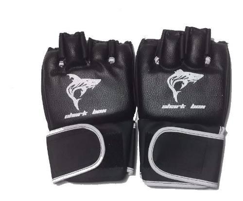 Guantes De Vale Todo Marca Shark Box Cuero Sintet C/ Abrojo