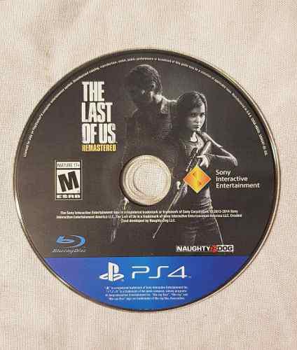 Juego The Last Of Us Remasterizado Ps4 Físico Sin Caja