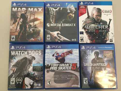 Juegos Ps4 A Elección, $1.200 C/u. Ver Lista !