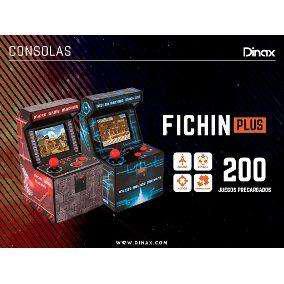 Maquina Retro Fichin Plus c/200 Juegos Precargados