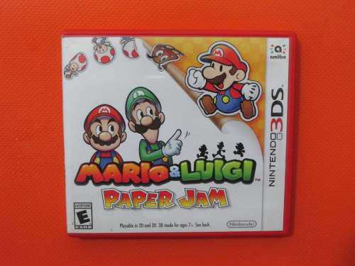 Mario & Luigi Paper Jam Original Nintendo 3ds Usa