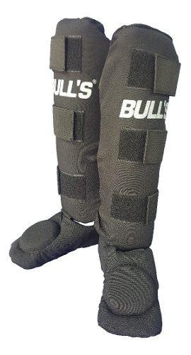 Protector Tibial Bulls Con Empeine Profesional - Fit Point -