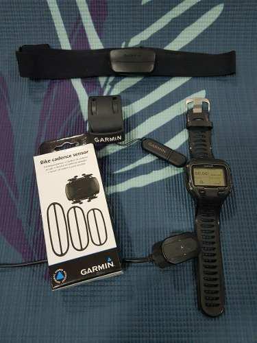 Reloj Garmin Forerunner 910 Xt Con Accesorios