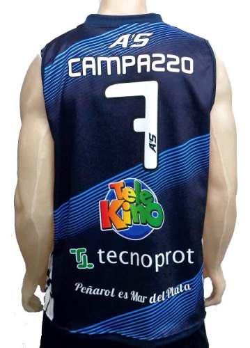 Camiseta De Basquet Peñarol Mdp De Facu Campazzo Retro A's