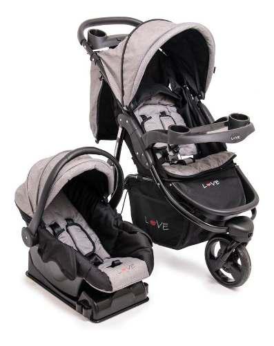 Coche Jogger Bebe Love 245 3 Ruedas Huevito Base