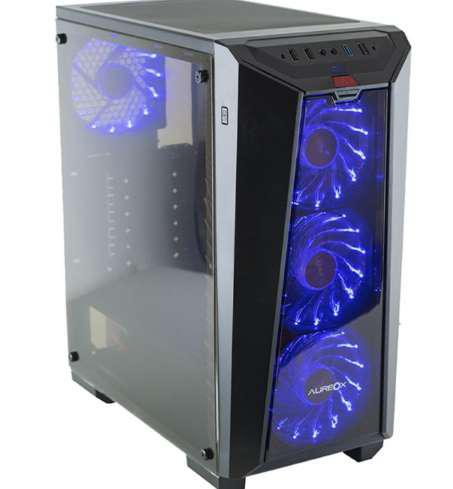 Gabinete con luces internas