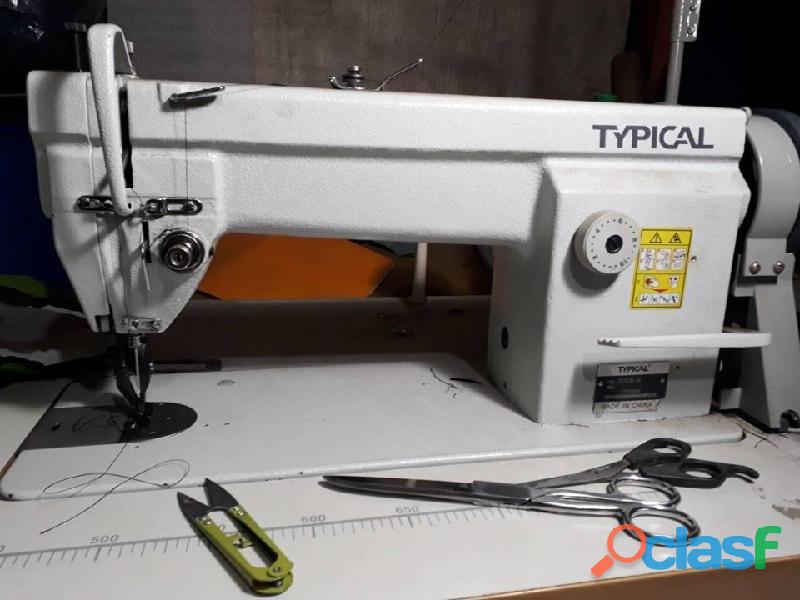 Maquina de coser TYPICAL recta industrial DOBLE ARRASTRE
