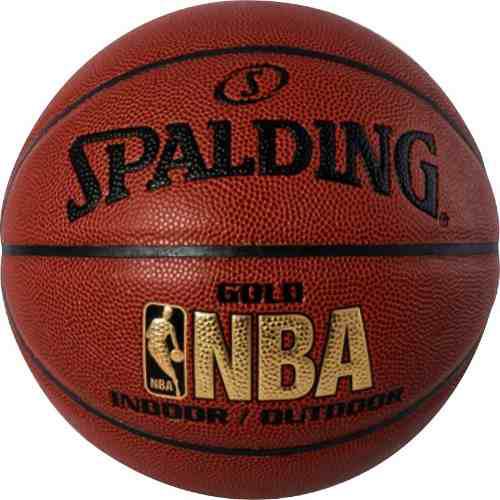 Pelota Basquet Spalding Nba Gold Series N7 Cuero