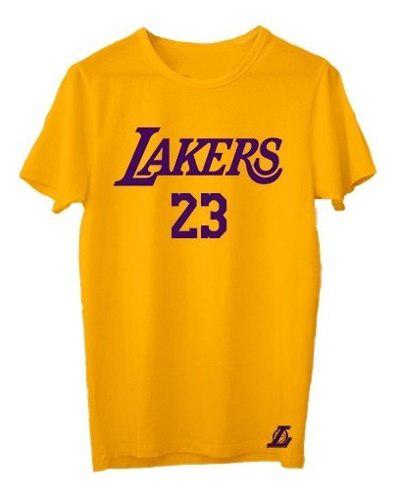 Remera Basket Nba Los Angeles Lakers (002) #23 Lebron James