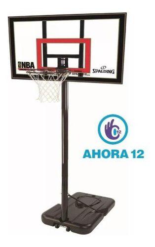 Sistema Tablero Basket Spalding Highlight Acrilico Jirafa +