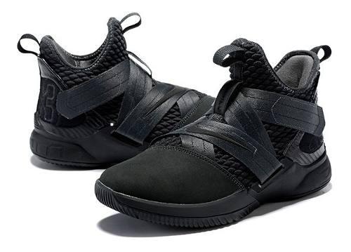 Zapatillas Nike Lebron Soldier Xii Black/gum Basquet Pro