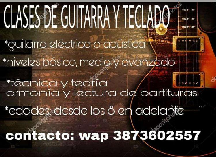 Clases de Guitarra Y Teclado