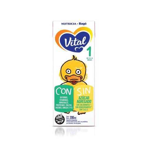 Leche Vital 1 Bifibras X 200ml (30 Bricks) Nutricia Bago