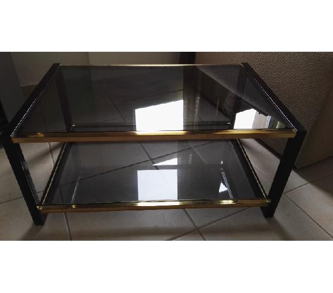 Mesa ratona doble vidrio