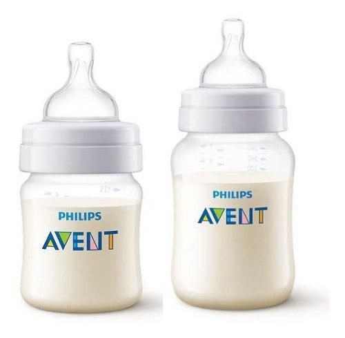 Set 2 Mamaderas Avent Classic 125 Y 260ml