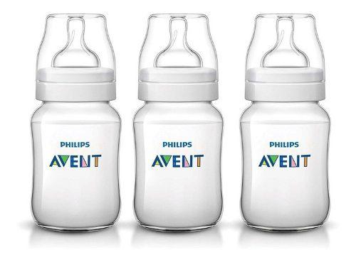 Set 3 Mamadera Avent Classic De 260 Ml Punto Bebe