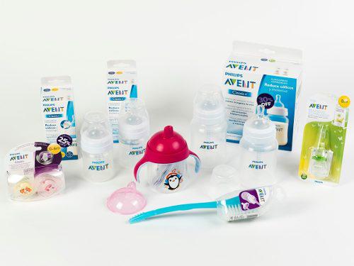 Set Recien Nacido Avent Classic ® 4 Mamaderas 2 Chupetes