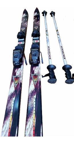 Skies Ski Esquies Esqui Rossignol 168 Dv Tec + Fijación