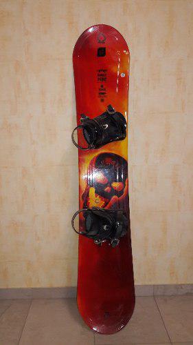 Tabla Snowboard Protec Con Fijaciones Morrow