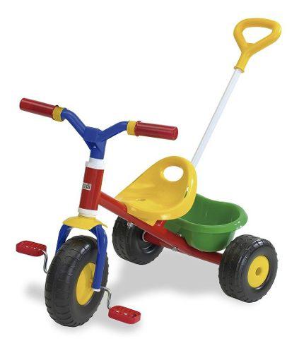 Triciclo Bebe Metal Con Manija Infantil Rondi Little Trike