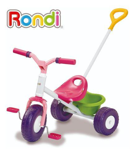 Triciclo Con Manija Infantil Rondi Little Trike Nena