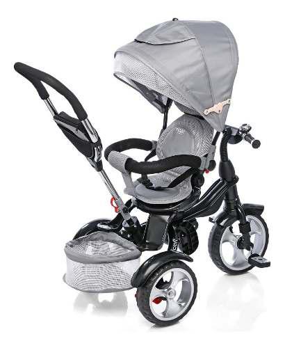 Triciclo Infantil Bebe Asiento Gira 360 Manija Direccional