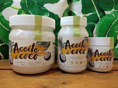 Aceite De Coco Virgen Orgánico Certificado X 1 Litro