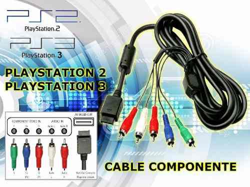 Cable Video Componente Playstation 2 Playstation 3