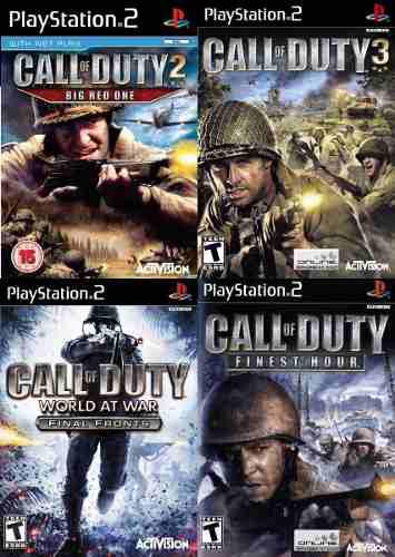 Call Of Dutty Ps2 Coleccion Sony Playstation 2 (4 Discos)