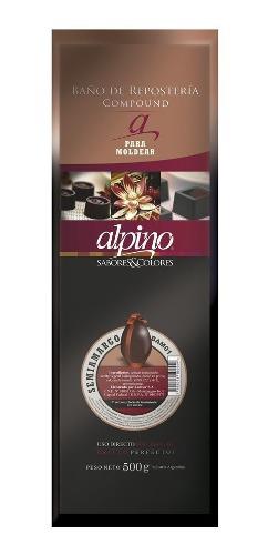 Chocolate Alpino Lodiser Tableta Por 500g Semiamargo Y Otros
