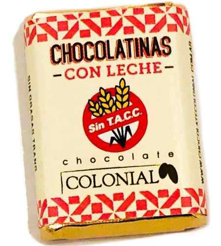 Chocolatinas Colonial Leche 5g -pack 50un- La Golosineria