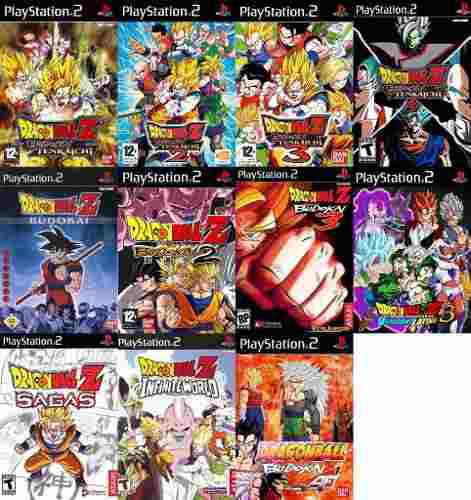 Dragon Ball Z Budokai Tenkaichi Super Coleccion Ps2 (12disc)