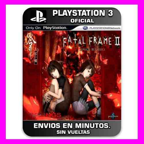 Fatal Frame 2 Ps3 Crimson Butterfly 30% Off