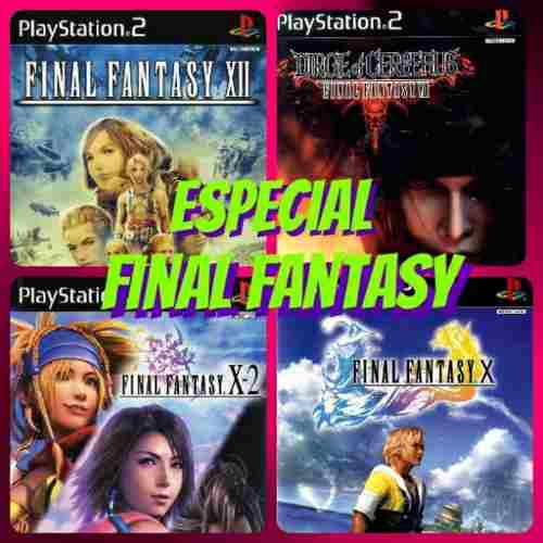 Final Fantasy Ps2 Collection (4discos) Juego Playstation 2