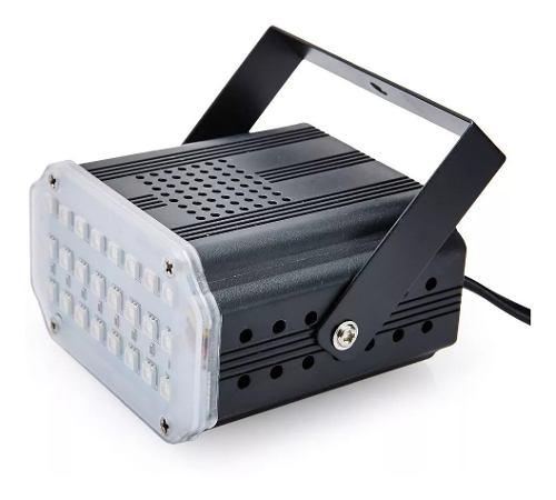 Flash 24 Leds Rgb 5050 Regulable Fiestas Dj Luces Portatil