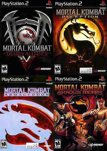 Mortal Kombat Collection Ps2 Juego Playstation 2 (4 Discos)