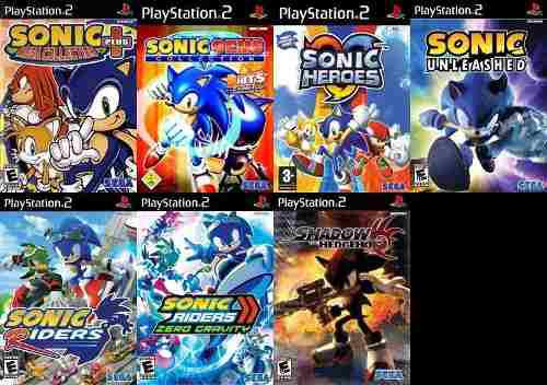 Sonic Coleccion Ps2 Saga Completa Playstation 2 (7 Discos)