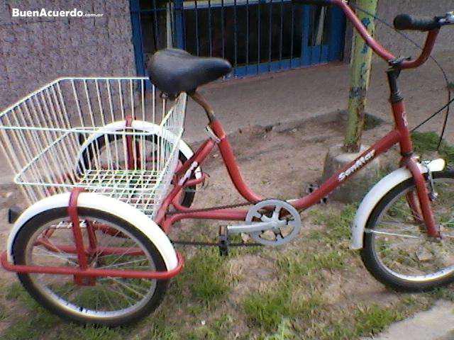Vendo bici triciclo con carro sin uso en Guaymallén