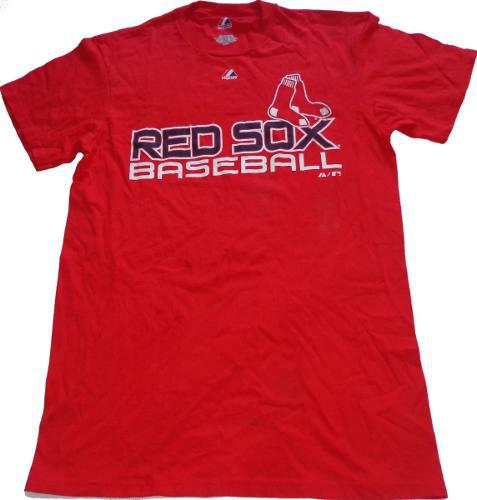 Baseball Beisbol Remera Majestic Boston Red Sox Mlb M Usa