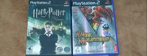 Juegos Ps2 Harry Potter Y Duel Masters