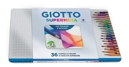 Lapices Giotto Supermina Lata X 36 Unidades Profesional Bic