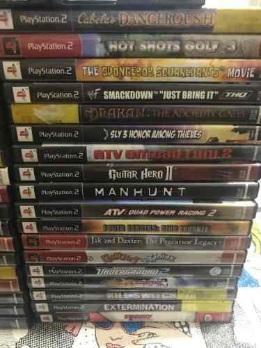 Lote 45 Juegos Originales Playstation 2 Ps2 Titulos En Fotos